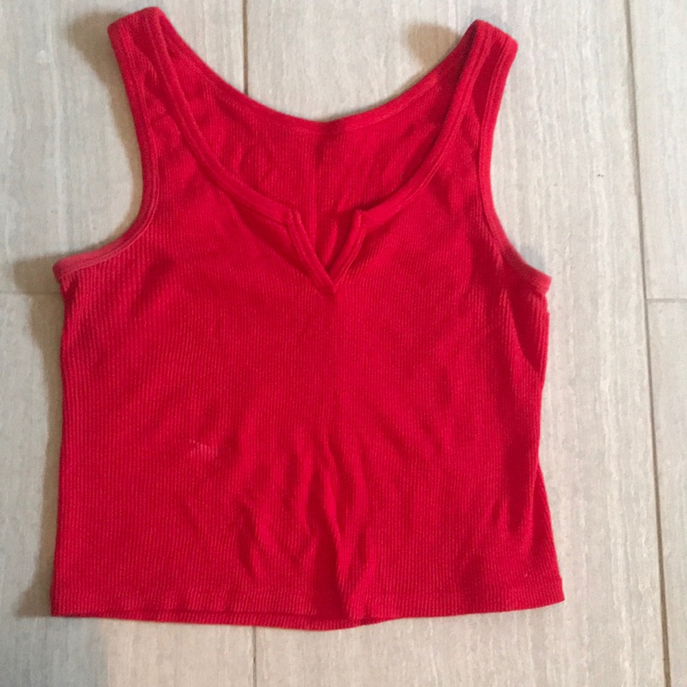 Red pac sun tank top